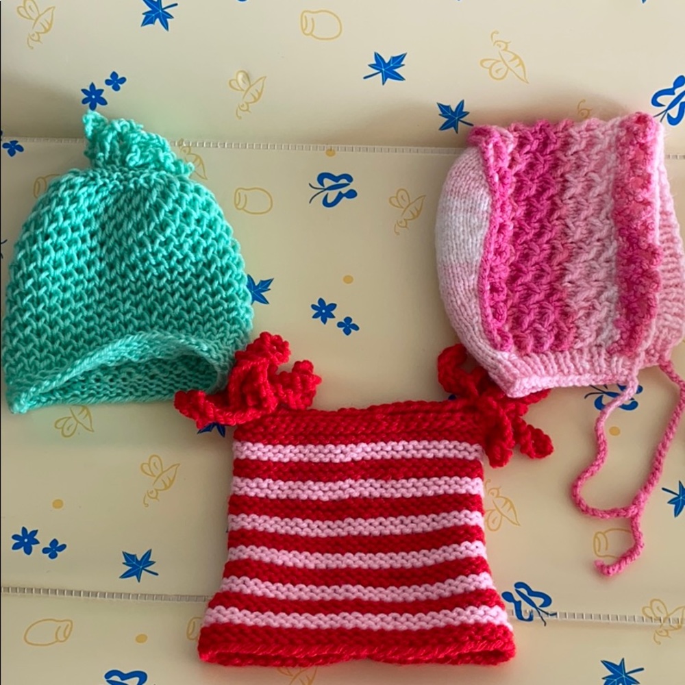 HAND MADE INFANT BABY HATS